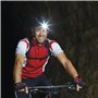 EMOS Mini lampe frontale pour enfant avec 40 lampes LED COB avec luminosité 110 lm, 15 m et 3 modes de lumière, couleur noire