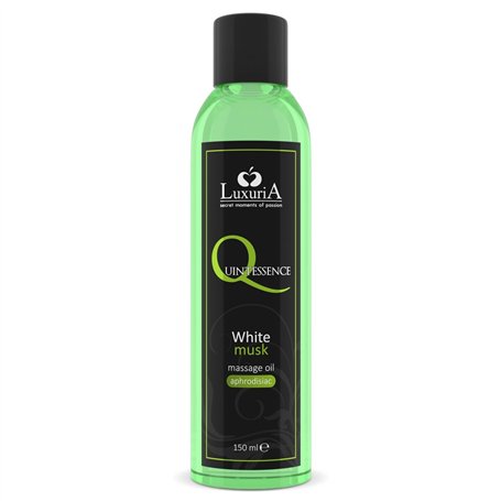 INTIMATELINE | Huile de Massage Quintessence Musc Blanc - Huile Aphrodisiaque pour Massages Érotiques