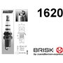 BRISK Iridium Premium+ Plus P2 1620 Bougies d'allumage, 4 pièces
