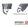 BRISK Iridium Premium+ Plus P2 1620 Bougies d'allumage, 4 pièces