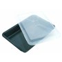 Tescoma Delicia Plaque à pâtisserie profonde avec couvercle en plastique 33 x 23 cm