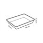 Tescoma Delicia Plaque à pâtisserie profonde avec couvercle en plastique 33 x 23 cm