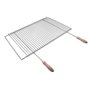 Grille de barbecue en inox européene, réglable en largeur, de 65-90x45cm, Grille Extensible