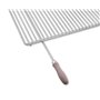 Grille de barbecue en inox européene, réglable en largeur, de 65-90x45cm, Grille Extensible