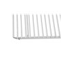 Grille de barbecue en inox européene, réglable en largeur, de 55-65x37cm, Grille Extensible