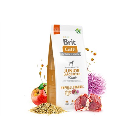 BRIT Care Hypoallergenic Junior Large Breed Agneau – Nourriture pour Chien Sec – 3 kg