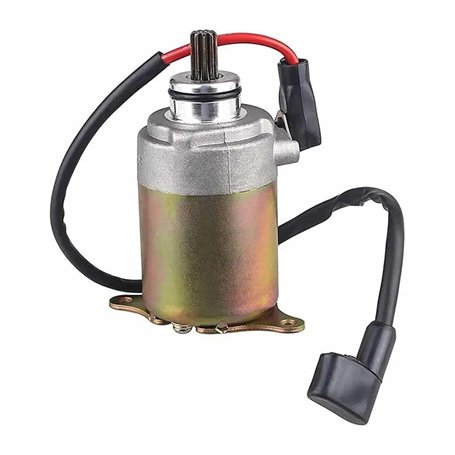 Démarreur De Moto pour GY6 125cc 150cc Compatible avec Les Karts Quads Scooters Cyclomoteurs Buggys Quads Et 4 Roues Pièces Mote