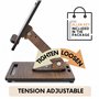 Vigo Support en bois pour livre de cuisine – Support pour ordinateur portable et livre de recettes – Réglable et pliable – Acces