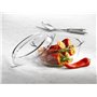 15 L en Verre avec Couvercle Cocotte Bol Coque Bol Verre