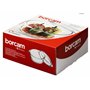 Pasabahce Plat à gratin Rond 3,15 L en Verre avec Couvercle Cocotte Bol Coque Bol Verre