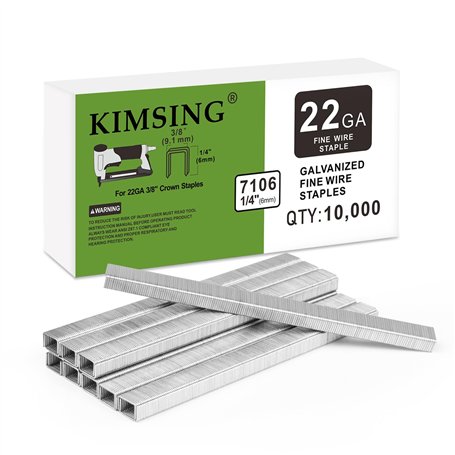 Kimsing 7106 Agrafes galvanisées pour ameublement