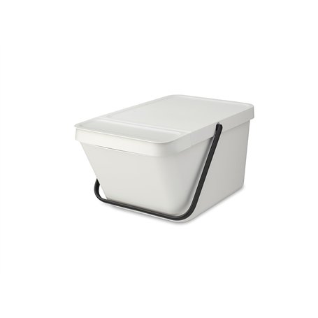 Brabantia - Sort & Go Poubelle Empilable 20L - Grande - Poignée de Transport - Facile à Nettoyer – Bac de Rangement & Bac à Papi