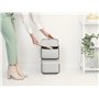 Brabantia - Sort & Go Poubelle Empilable 20L - Grande - Poignée de Transport - Facile à Nettoyer – Bac de Rangement & Bac à Papi