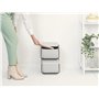 Brabantia - Sort & Go Poubelle Empilable 20L - Grande - Poignée de Transport - Facile à Nettoyer – Bac de Rangement & Bac à Papi