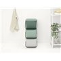 Brabantia - Sort & Go Poubelle Empilable 20L - Grande - Poignée de Transport - Facile à Nettoyer – Bac de Rangement & Bac à Papi