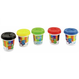 Eddy Toys Lot de 5 boîtes de pâte à Modeler 140 g