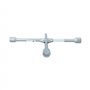 Carpoint Cle en Croix DIN 899 17/19/21mm et 1/2''