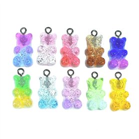 Breloques Gommeuses Colorées de Bonbons