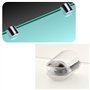 8 PCS Pince à Verre, Support étagère Pince réglable Pince pour verre, Pince Support en Alliage de Zinc Fixations Réglable Suppor