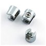 8 PCS Pince à Verre, Support étagère Pince réglable Pince pour verre, Pince Support en Alliage de Zinc Fixations Réglable Suppor