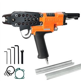 K-SC7C Pistolet pneumatique à anneaux de porc de calibre 15 Agrafeuse pneumatique à anneaux de porc de diamètre de 4