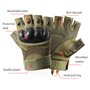 1 Paire Gants Demi-Doigt