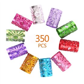 Houfujunc 350 Pcs 7 Couleurs Tressage De Cheveux Accessoire Cheveux