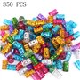 Houfujunc 350 Pcs 7 Couleurs Tressage De Cheveux Accessoire Cheveux, Perles Poignets En Métal Robustes Réglables Anneaux Tresse 