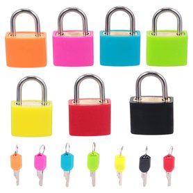 Lot de 7 cadenas de valise avec clés