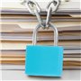 mini cadenas de sécurité en métal multicolore
