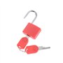 Lot de 7 cadenas de valise avec clés, mini cadenas de sécurité en métal multicolore, serrures de valise en cuivre coloré pour ba