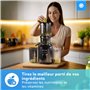 Silvergear® Extracteur de Jus | pour presse-fruits et légumes | centrifugeuse Moteur puissant à 60 tours/minute | Juicer 250 W |