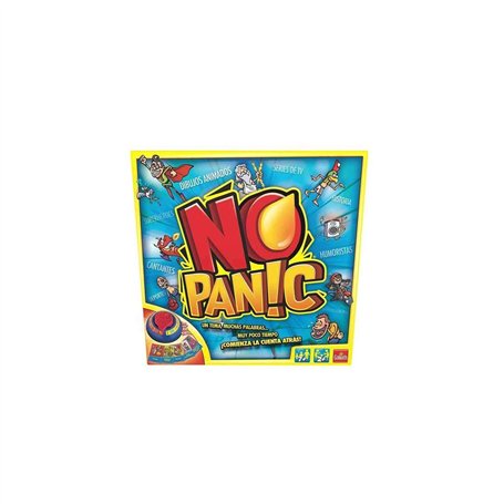 Juego No-Panic Cuántas palabras conseguirás decir antes de que acabe el tiempo. Juego de mesa para toda la familia