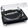 Lenco L-3809 Tourne-Disque USB avec entraînement Direct - Préamplificateur - 33 et 45 TR/Min - MMC - RCA - Line Out - Noir