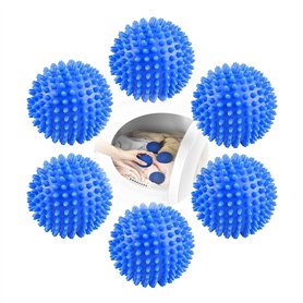 mohito Balles de Séchage pour Sèche-linge 6 Pièces Machine à Laver Boule De Séchage Boules pour Linge Plus Moelleux pour Accélér