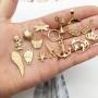 Kemayer 100 Pièces Breloques Oro Mixte Charms Pendentifs, Pendentifs Pour Creation Bijoux, Pendentif Vintage En Métal, Pendentif