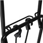 Camp-Gear - Chariot à bagages - Pliable - Acier - 35 kg, Noir