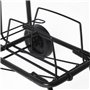 Camp-Gear - Chariot à bagages - Pliable - Acier - 35 kg, Noir
