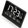Alecto Grande Horloge Murale Numérique avec Thermomètre et Hygromètre - AK-70 Réveil Radio - Horloge Radio avec Affichage de la