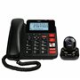 Fysic FX3960 Téléphone Filaire - avec émetteur d’Alarme SOS sans Fil - Grand écran rétroéclairé - s • Volume de la Sonnerie ampl