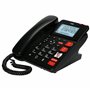 Fysic FX3960 Téléphone Filaire - avec émetteur d’Alarme SOS sans Fil - Grand écran rétroéclairé - s • Volume de la Sonnerie ampl