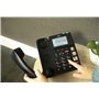 Fysic FX3960 Téléphone Filaire - avec émetteur d’Alarme SOS sans Fil - Grand écran rétroéclairé - s • Volume de la Sonnerie ampl