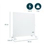 Princess Chauffage infrarouge connecté - 350 W - Faible consommation - Application gratuite - Programmable avec thermostat intég