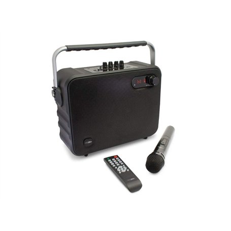 Caliber Karaoké complet - Haut parleur avec microphone - Bluetooth - USB - SD - Autonomie 8h - 40W - Avec courroie de transport