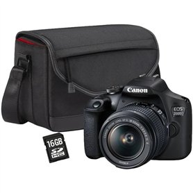 Canon EOS 2000D BK 18-55 IS + SB130 +16GB EU26 Kit d'appareil-photo SLR 24