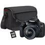 Canon EOS 2000D BK 18-55 IS + SB130 +16GB EU26 Kit d'appareil-photo SLR 24