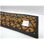 Esschert 's Design RB168 Paillasson en Caoutchouc et Fibre de Coco Noir/Marron 75 x 25 cm