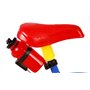 albri Bici Bambino Di Da Pollici Vélo Enfant Mickey de 12" avec stabilisateurs latéraux et Gourde Bébé – garçon, Rouge et Bleu, 