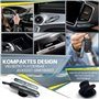 Dunlop Coupe-ceinture de voiture - Marteau d'urgence - Marteau d'urgence avec verre de test pour s'entraîner à la destruction - 