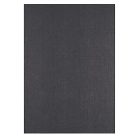 Florence Papier Cartonné en Lin Noir 250 g – Papier Scrapbooking A4 – Papier Cartonné Couleur – Invitations Élégantes